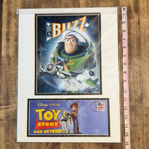 Toy Story Buzz Lightyear Pixar VTG USPS First Day Of Issue Stamp Photo Mat 2005 - Picture 5 of 6